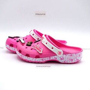 SLD NEW Crocs Classic Barbie Clogs 208817-6QQ Electric Pink